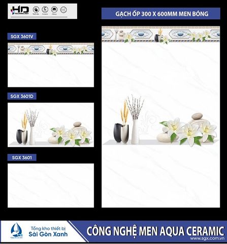 Gạch 30x60 cao cấp: SGX 3601V - SGX 3601D - SGX 3601