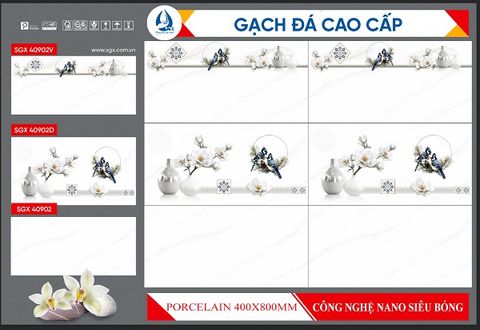 Gạch 40x80 cao cấp: SGX 40902V - SGX 40902D - SGX 40902