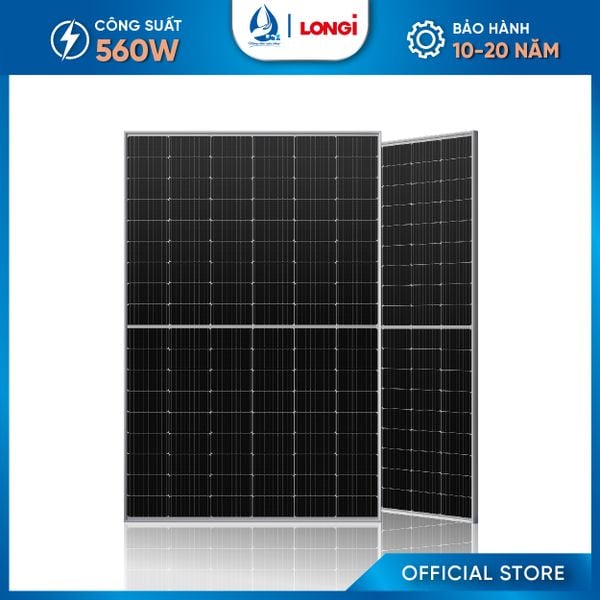 Tấm pin năng lượng mặt trời 560W LONGi