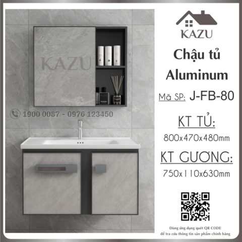Chậu tủ Kazu Alumium J-FB-80