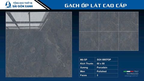 Gạch 80x80 cao cấp: SGX 8807GP