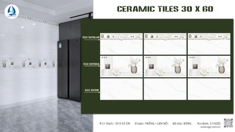 Gạch 30x60 cao cấp: SGX 36135LAR - SGX 36135DA - SGX 36135R