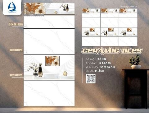 Gạch 30x60 cao cấp: SGX 36132LR - SGX 36132R - SGX 36132D