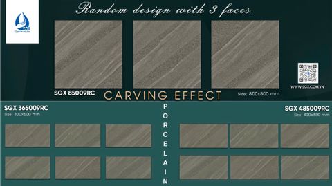 Gạch 80x80 cao cấp: SGX 85009RC - SGX 365009RC - SGX 485009RC