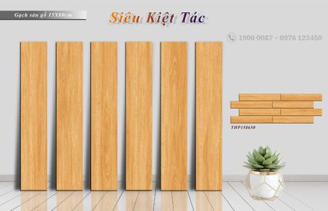 Gạch Ốp Lát 15x80 Đá - 158650VC - Sài Gòn Xanh