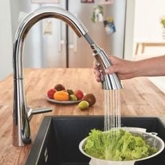 Vòi bếp dây rút Zedra 32294002