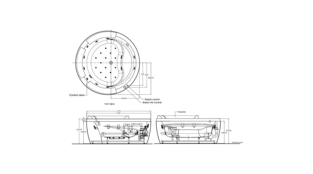 70212100-WT Bồn Thủy Lực, Sủi Bọt Khí IDS