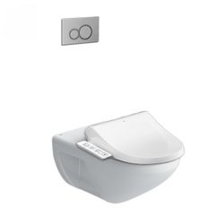 Bồn cầu treo tường nắp rửa điện tử INAX AC-23P+CW-H17VN