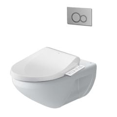 Bồn cầu âm tường thông minh nắp rửa điện tử INAX AC-23P+CW-H18VN