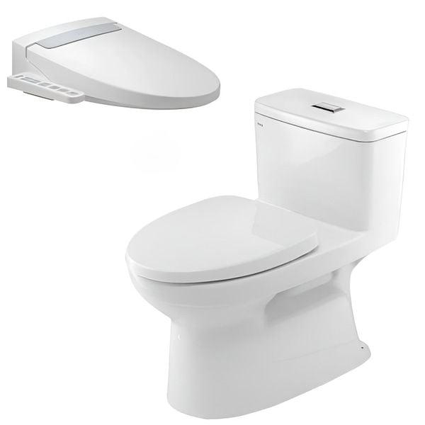 Bồn cầu kết hợp Nắp rửa điện tử INAX AC-969+CW-H20VN