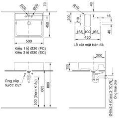 Chậu Rửa Lavabo Đặt Bàn INAX AL-293VFC 1 Lỗ