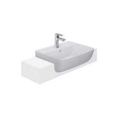 Chậu Rửa Lavabo INAX L-345VFC 1 Lỗ Bán Âm Bàn