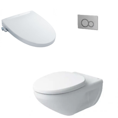 Bồn cầu âm tường Nắp rửa cơ INAX AC-23P+CW-S32VN