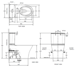 Bồn Cầu American Standard 2622-WT (WP-2622)