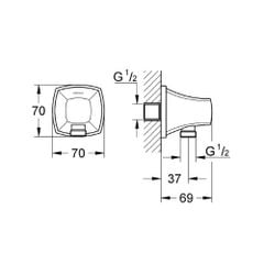 Cút nối sen Grohe 27970IG0