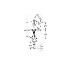 Vòi bếp dây rút Zedra 32294002