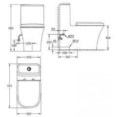 Bệt 1 khối Grohe 39310000