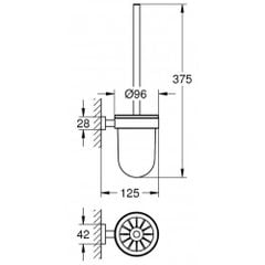 Bộ làm sạch toilet Grohe 40513001