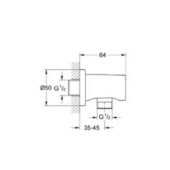 Đầu nối dây sen Rainshower 27057GL0