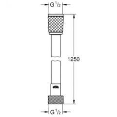 Dây sen Grohe 28150000, 1250mm