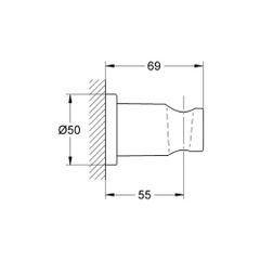 Gát tay sen Rainshower 27074GL0