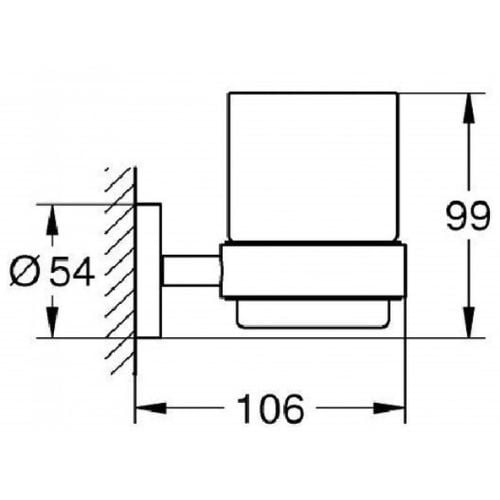 Kệ đựng ly Grohe 40447001