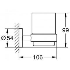 Kệ đựng ly Grohe 40447001