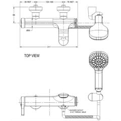 WF-6811 Vòi Sen Tắm Nóng Lạnh American Standard IDS