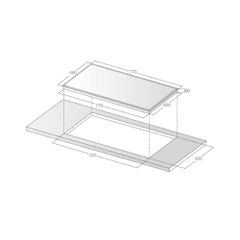 Bếp từ ba vùng nấu LCE 306: Hiệu suất xuất sắc và tiện ích tuyệt vời