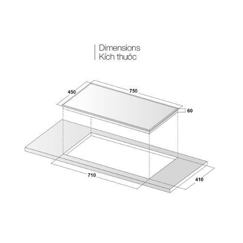 Bếp từ ba vùng nấu LCI 309: Ngôi sao mới trong thế giới bếp