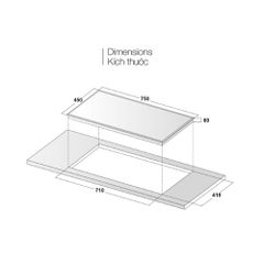 Bếp từ ba vùng nấu LCI 309: Ngôi sao mới trong thế giới bếp