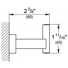 Móc treo Grohe 40511001