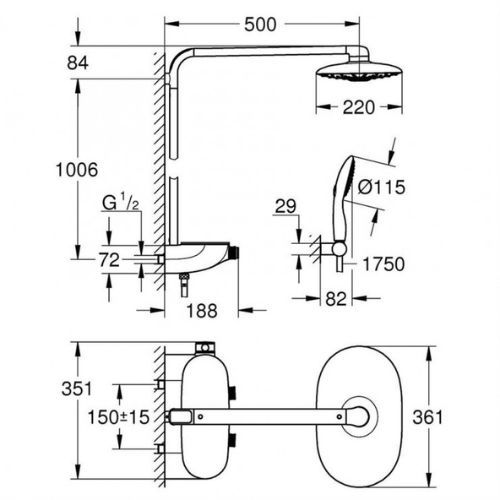Sen cây Grohe 26250000