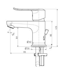 WF-0701 Vòi Lavabo American Standard Neo Modern Nóng Lạnh