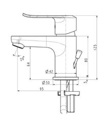 WF-0701 Vòi Lavabo American Standard Neo Modern Nóng Lạnh