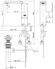 WF-1305 Vòi Lavabo Nóng Lạnh American Standard Acacia E