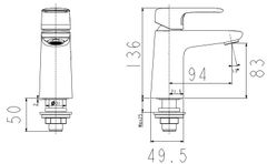 WF-1M06 Vòi Lavabo American Standard Loven Lạnh