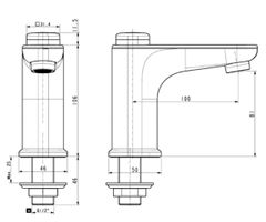 WF-T823 Vòi Chậu EasyFLO - Mạ Crom