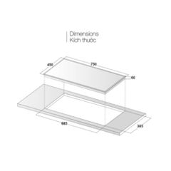 Bếp từ hai vùng nấu LCI 809 PRO