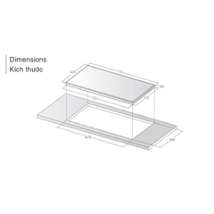 BẾP TỪ ĐÔI LORCA LCI 877