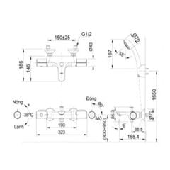 Sen tắm INAX BFV-3413T-4C