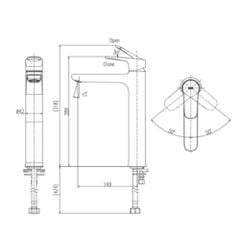 Vòi Chậu Rửa Gật Gù Lavabo INAX LFV-22S Lạnh