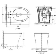 VF-2141P Bộ cầu đăt sàn Signature P - Trap