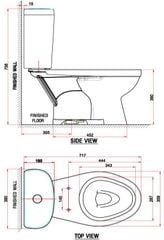 Bộ cầu American Standard VF-2397S Winplus+ và nắp rửa Slim