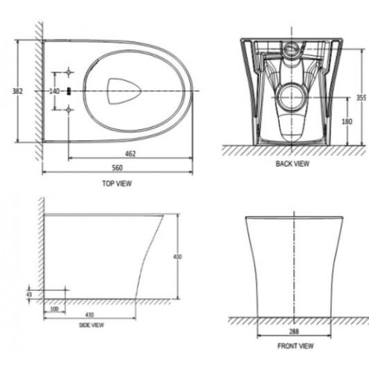 VF-2141S Bộ cầu đăt sàn Signature S - Trap