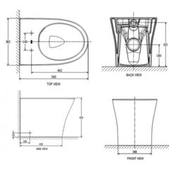 VF-2141S Bộ cầu đăt sàn Signature S - Trap