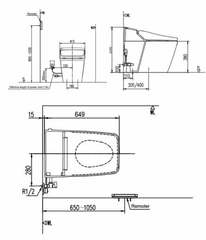 Bồn cầu điện tử Acacia Evolution WP-1806