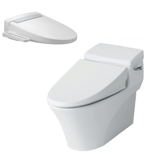 Bồn cầu kết hợp Nắp rửa điện tử INAX AC-1017+CW-H20VN