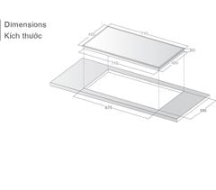 Bếp từ đôi Lorca TA 1006 Plus