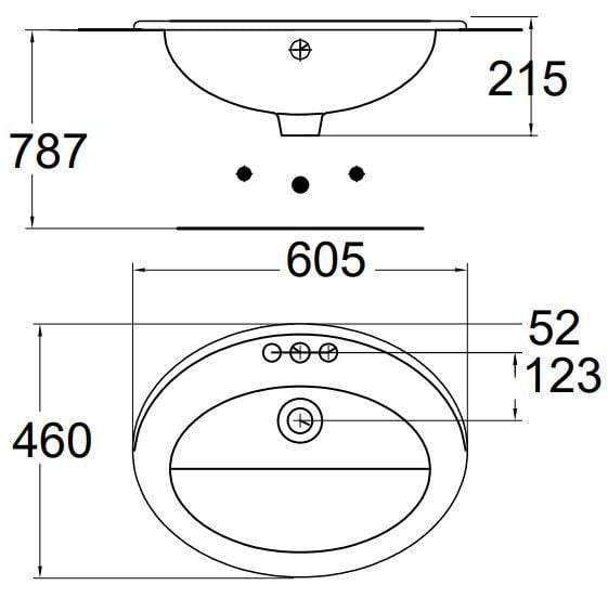 0477-WT Chậu rửa đặt bàn Ceros